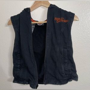 Harley-Davidson Hooded Shirt Jacket Vest Women’s Size S